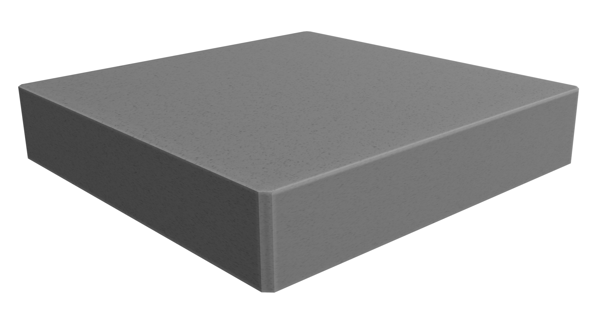 Render of 'Concrete' Mid-Grey Quartz Kitchen Worktop Sample