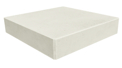 Render of 'Dekton Blanc Concrete' White with Grey & Beige Spots & Veins, Ceramic Kitchen Worktop Sample