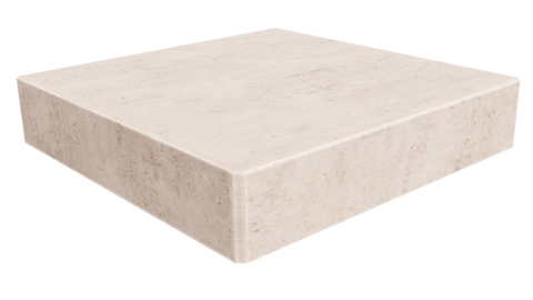 Render of 'Dekton Dove' Cream Industrial Concrete Look, Ceramic Kitchen Worktop Sample