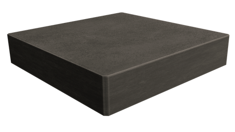 Render of 'Dekton Eter' Dark Grey & Black, Ceramic Kitchen Worktop Sample